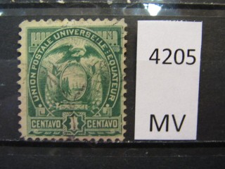 Фото марки Эквадор 1887г