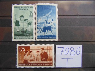 Фото марки Румыния серия 1953г **