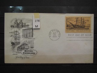 Фото марки США 1971г FDC (первый день гашения)