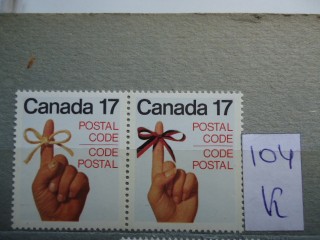 Фото марки Канада 1979г пара **