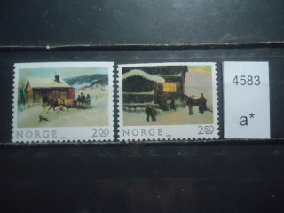 Фото марки Норвегия серия 1983г **