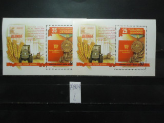Фото марки СССР 1979г блоки (белый кружок правее 1979г внизу блока) *