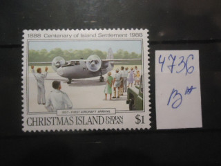Фото марки Брит. остров Рождества 1988г **