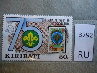 Фото марки Кирибати 1982г **