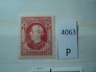 Фото марки Словакия 1939г **