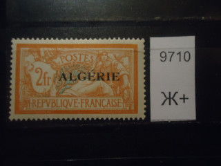 Фото марки Франц. Алжир надпечатка (4€) **