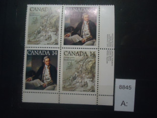 Фото марки Канада 1978г пара сцепок **
