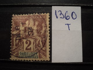 Фото марки Франц. Гваделупа 1892г