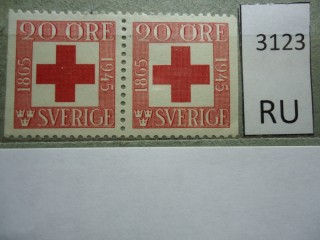 Фото марки Швеция 1945г пара *