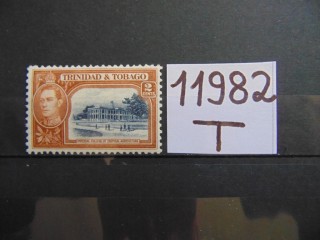 Фото марки Британские Тринидад и Тобаго 1938г **