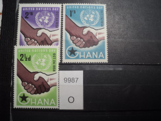 Фото марки Гана серия 1958г **