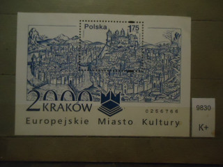 Фото марки Польша блок *