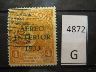 Фото марки Гватемала 1933г