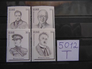 Фото марки Ирландия подборка одиночных марок 1987-90 **