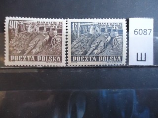 Фото марки Польша серия 1951г *