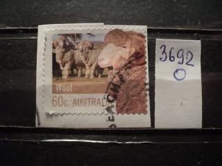 Фото марки Австралия /вырезка из конверта /