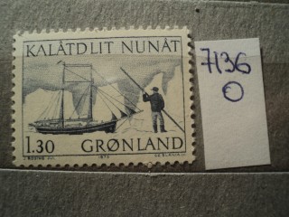 Фото марки Гренландия 1975г **