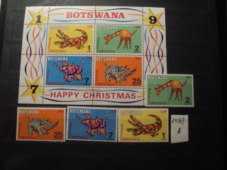 Фото марки Ботсвана 1970г **
