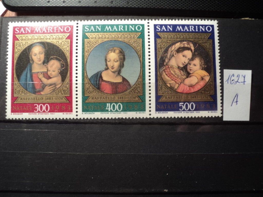 Фото марки Сан Марино сцепка 1983г **