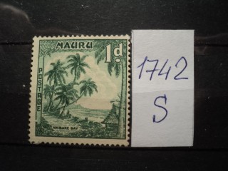 Фото марки Науру 1954г **