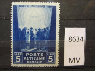 Фото марки Ватикан 1945г *