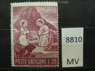 Фото марки Ватикан 1965г *