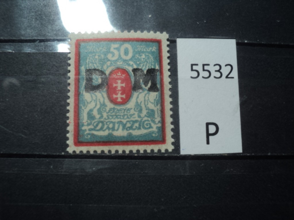 Фото марки Герман. Данциг 1922г **
