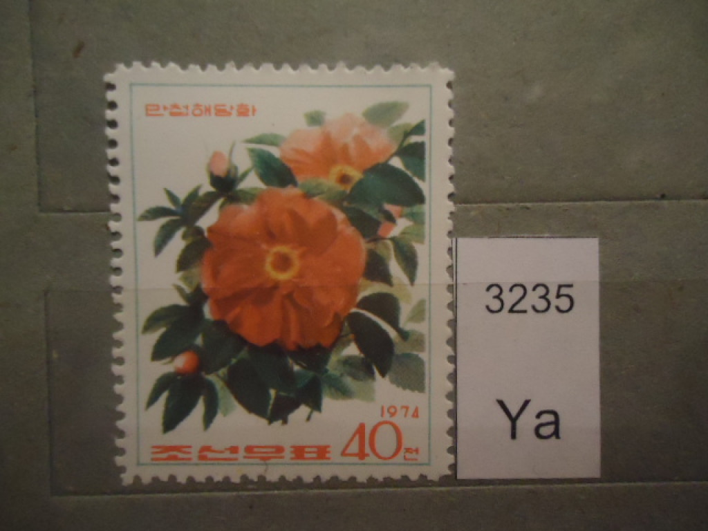 Фото марки Северная Корея 1974г **
