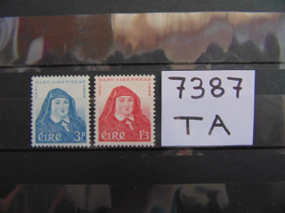 Фото марки Ирландия серия 1958г **