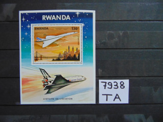 Фото марки Руанда блок 1978г **