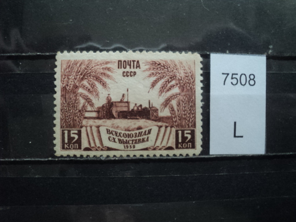 Фото марки СССР 1938г **