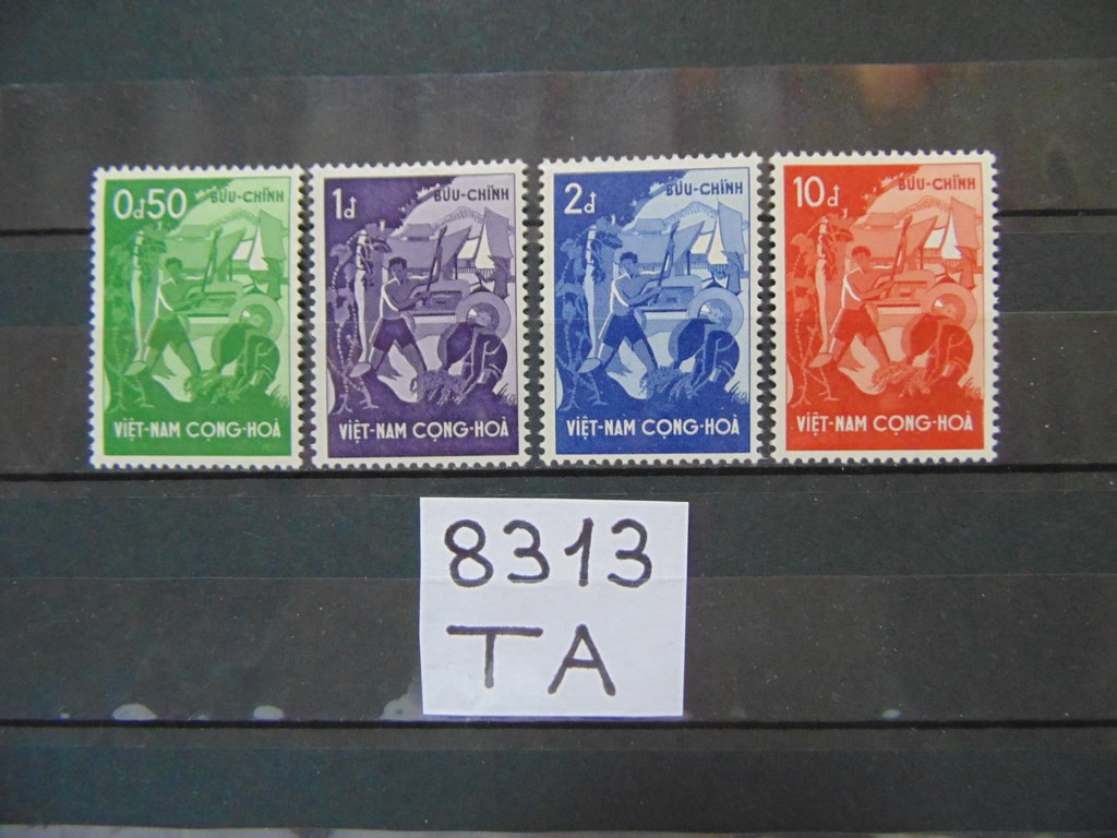 Фото марки Южный Вьетнам серия 1958г **