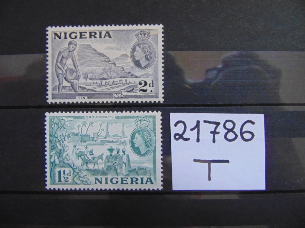 Фото марки Британская Нигерия 1953г **