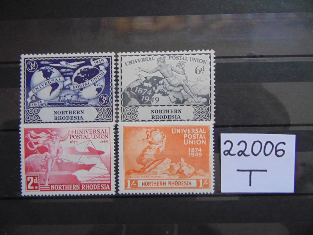 Фото марки Британская Северная Родезия серия 1949г **
