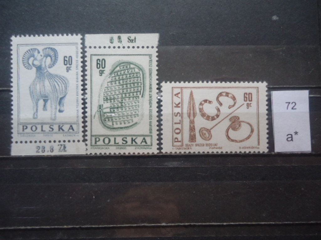 Фото марки Польша серия 1966г **