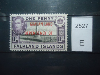 Фото марки Брит. Фолклендские острова надпечатка **