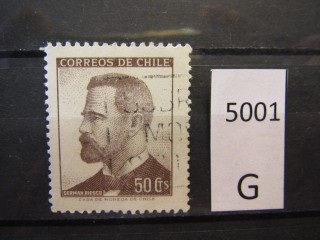 Фото марки Чили 1966г