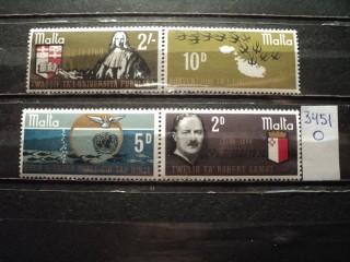 Фото марки Мальта серия 1969г **