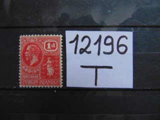 Фото марки Британские Виргинские острова 1922г *