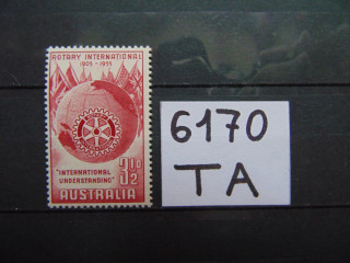 Фото марки Британская Австралия марка 1955г **