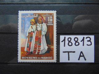 Фото марки Марокко авиапочта 1969г **