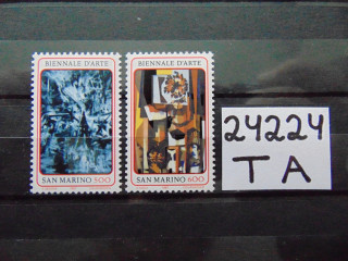 Фото марки Сан Марино серия 1987г **
