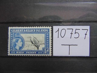 Фото марки Брит. Гилберт и Эллис 1956г **