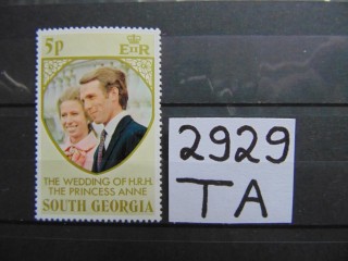Фото марки Южная Георгия 1973г **