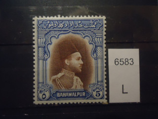 Фото марки Брит. Бахавалпур 1948г **