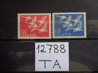 Фото марки Исландия серия 1956г *