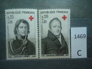 Фото марки Франция 1969г серия **