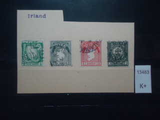 Фото марки Ирландия вырезка из конверта