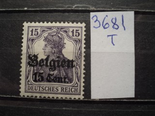 Фото марки Германская оккупация Бельгии 1916г *
