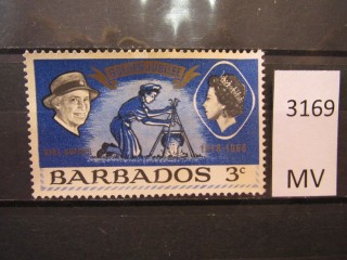 Фото марки Барбадос 1968г *